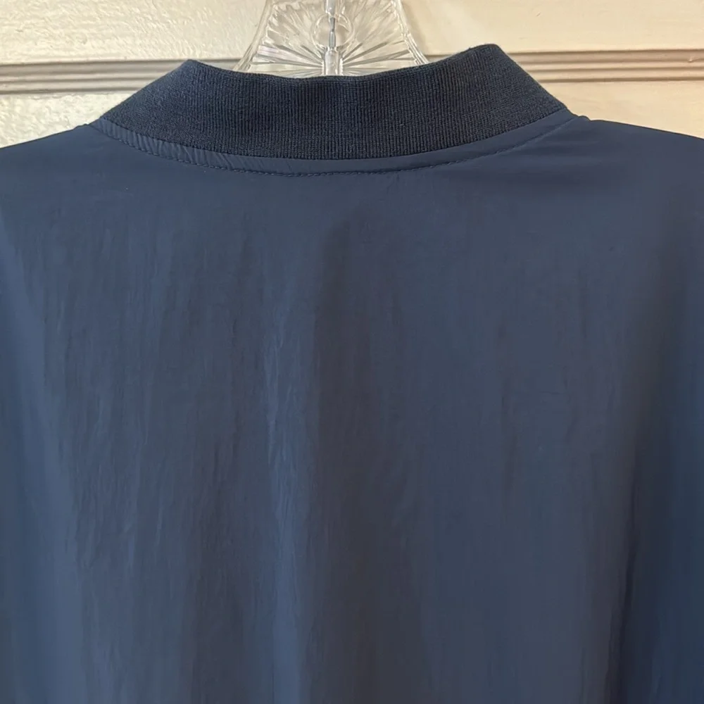SIMPLY STYLED Lightweight Navy Blue Windbreaker Jacket Sz XL - Picture 9 of 12
